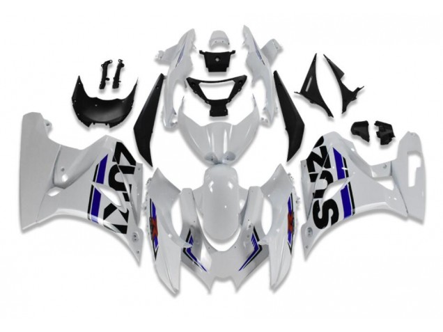 Carénage Suzuki GSXR 1000 2017-2023 - Blanc Bleu Carénage Suzuki GSXR 1000 2017-2023 - Blanc Bleu