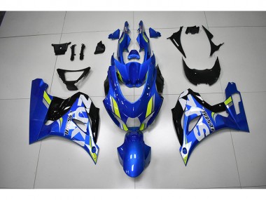 Carénage Suzuki GSXR 1000 2017-2023 - Bleu Blanc Décalque