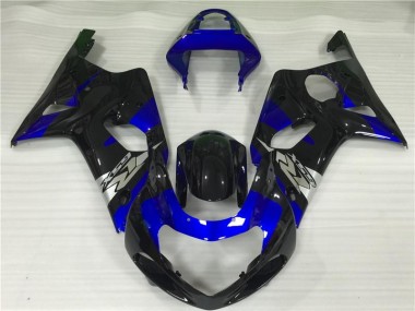 Carénage Suzuki GSXR 1000 K1 2000-2002 - Bleu Noir