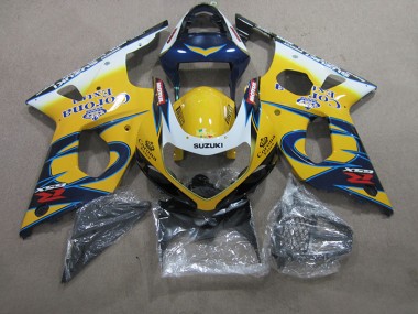 Carénage Suzuki GSXR 1000 K1 2000-2002 - Jaune Bleu Corona Extra