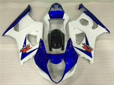Carénage Suzuki GSXR 1000 K3 2003-2004 - Blanc Bleu