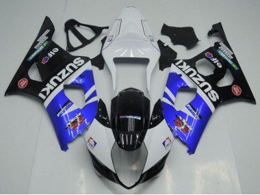 Carénage Suzuki GSXR 1000 K3 2003-2004 - Bleu Blanc et Noir