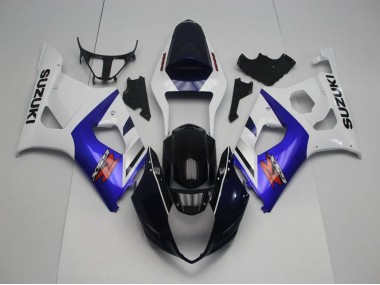 Carénage Suzuki GSXR 1000 K3 2003-2004 - Bleu Foncé Devant et Bleu