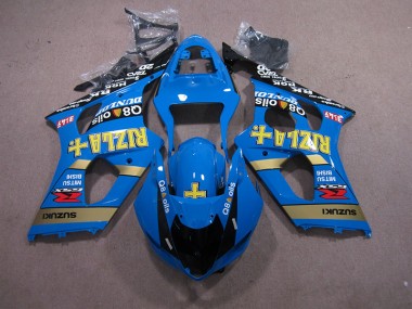 Carénage Suzuki GSXR 1000 K3 2003-2004 - Bleu Rizla Q8 Oils
