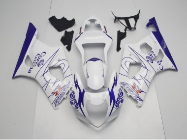 Carénage Suzuki GSXR 1000 K3 2003-2004 - Bleu Whie Corona