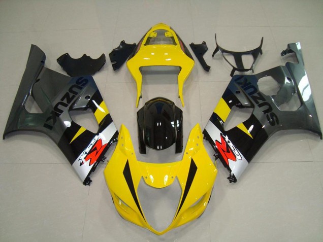 Carénage Suzuki GSXR 1000 K3 2003-2004 - Jaune Gris Carénage Suzuki GSXR 1000 K3 2003-2004 - Jaune Gris