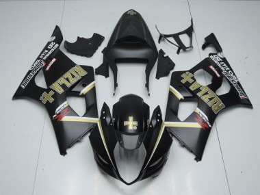 Carénage Suzuki GSXR 1000 K3 2003-2004 - Noir Mat Rizla