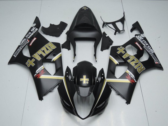 Carénage Suzuki GSXR 1000 K3 2003-2004 - Noir Mat Rizla Carénage Suzuki GSXR 1000 K3 2003-2004 - Noir Mat Rizla