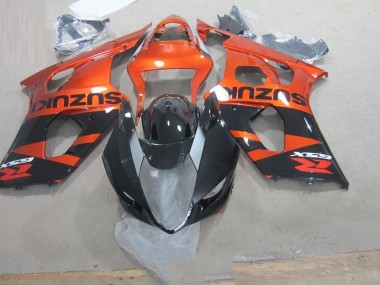 Carénage Suzuki GSXR 1000 K3 2003-2004 - Noir Orange