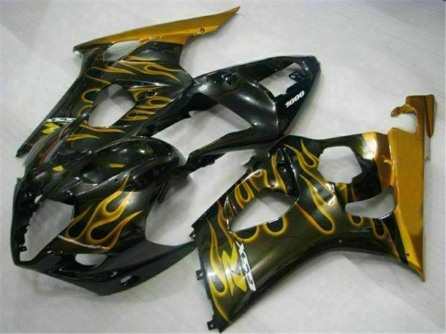 Carénage Suzuki GSXR 1000 K3 2003-2004 - Or Noir Carénage Suzuki GSXR 1000 K3 2003-2004 - Or Noir
