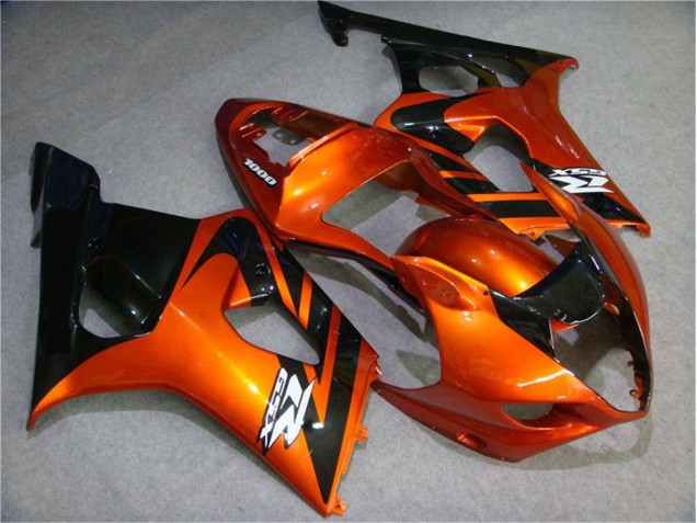Carénage Suzuki GSXR 1000 K3 2003-2004 - Orange Noir Carénage Suzuki GSXR 1000 K3 2003-2004 - Orange Noir