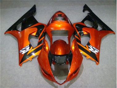 Carénage Suzuki GSXR 1000 K3 2003-2004 - Orange Noir