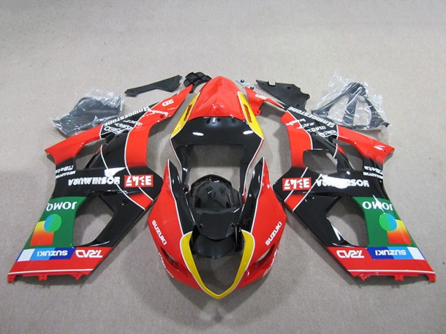 Carénage Suzuki GSXR 1000 K3 2003-2004 - Rouge Vert Noir Carénage Suzuki GSXR 1000 K3 2003-2004 - Rouge Vert Noir