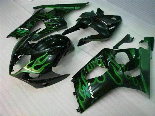Carénage Suzuki GSXR 1000 K3 2003-2004 - Vert Noir Carénage Suzuki GSXR 1000 K3 2003-2004 - Vert Noir