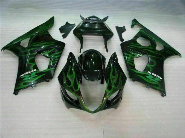 Carénage Suzuki GSXR 1000 K3 2003-2004 - Vert Noir Carénage Suzuki GSXR 1000 K3 2003-2004 - Vert Noir
