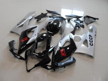 Carénage Suzuki GSXR 1000 K5 2005-2006 - Argent Noir