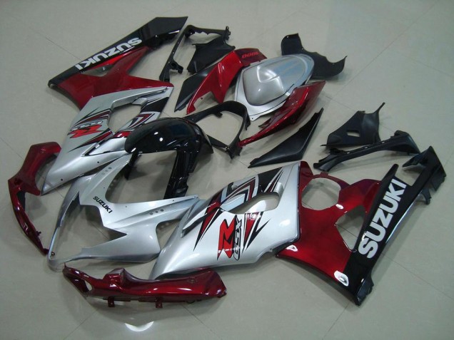 Carénage Suzuki GSXR 1000 K5 2005-2006 - Argent Rouge Carénage Suzuki GSXR 1000 K5 2005-2006 - Argent Rouge