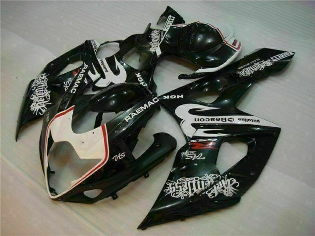 Carénage Suzuki GSXR 1000 K5 2005-2006 - Blanc Noir Carénage Suzuki GSXR 1000 K5 2005-2006 - Blanc Noir