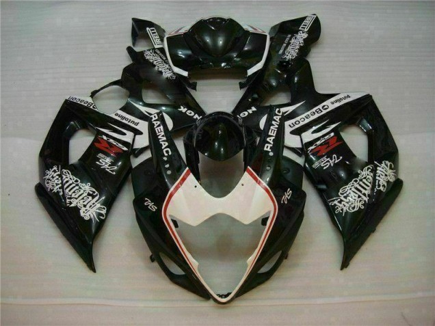 Carénage Suzuki GSXR 1000 K5 2005-2006 - Blanc Noir Carénage Suzuki GSXR 1000 K5 2005-2006 - Blanc Noir