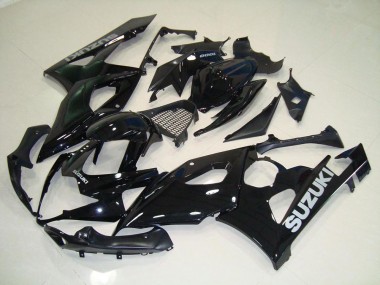 Carénage Suzuki GSXR 1000 K5 2005-2006 - Noir Argent Décalque