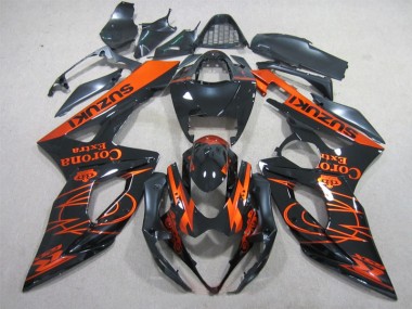 Carénage Suzuki GSXR 1000 K5 2005-2006 - Noir Orange Corona Extra