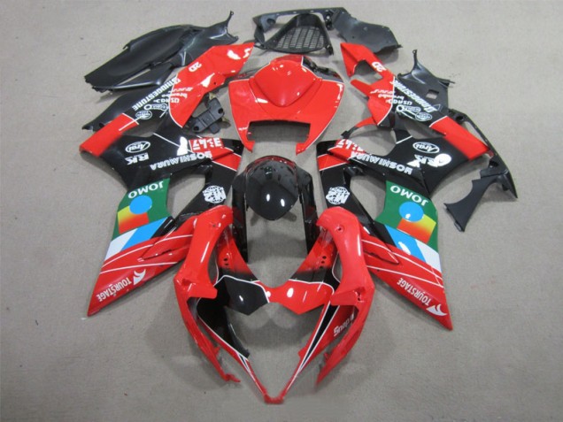 Carénage Suzuki GSXR 1000 K5 2005-2006 - Noir Rouge Vert Carénage Suzuki GSXR 1000 K5 2005-2006 - Noir Rouge Vert