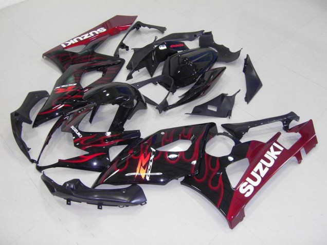 Carénage Suzuki GSXR 1000 K5 2005-2006 - Rouge Flamme Carénage Suzuki GSXR 1000 K5 2005-2006 - Rouge Flamme