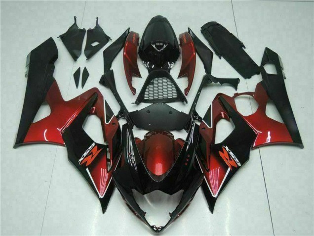 Carénage Suzuki GSXR 1000 K5 2005-2006 - Rouge Noir Carénage Suzuki GSXR 1000 K5 2005-2006 - Rouge Noir
