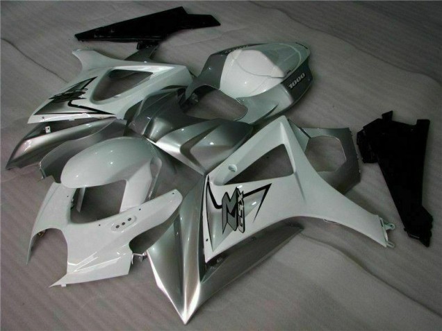 Carénage Suzuki GSXR 1000 K7 2007-2008 - Argent Blanc Carénage Suzuki GSXR 1000 K7 2007-2008 - Argent Blanc