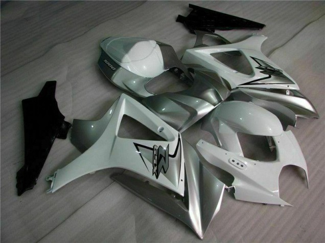 Carénage Suzuki GSXR 1000 K7 2007-2008 - Argent Blanc Carénage Suzuki GSXR 1000 K7 2007-2008 - Argent Blanc
