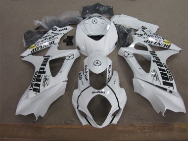 Carénage Suzuki GSXR 1000 K7 2007-2008 - Blanc Noir Jordan