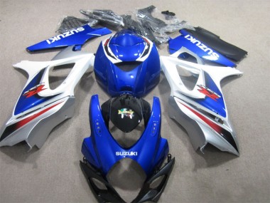 Carénage Suzuki GSXR 1000 K7 2007-2008 - Bleu Blanc