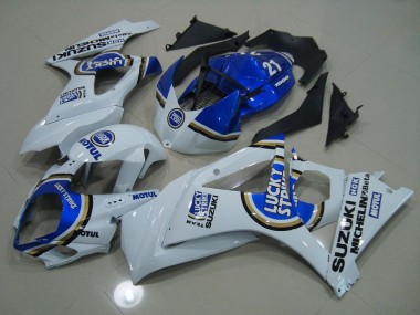 Carénage Suzuki GSXR 1000 K7 2007-2008 - Bleu Lucky Strike