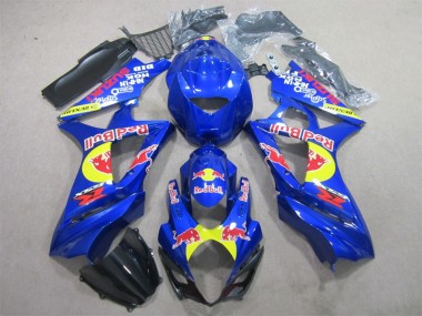 Carénage Suzuki GSXR 1000 K7 2007-2008 - Bleu Red Bull
