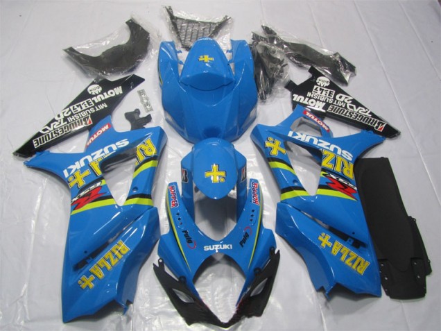 Carénage Suzuki GSXR 1000 K7 2007-2008 - Bleu Rizla