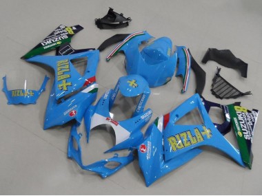 Carénage Suzuki GSXR 1000 K7 2007-2008 - Light Bleu Rizla