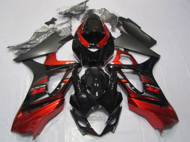 Carénage Suzuki GSXR 1000 K7 2007-2008 - Noir Rouge Carénage Suzuki GSXR 1000 K7 2007-2008 - Noir Rouge