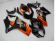 Carénage Suzuki GSXR 1000 K7 2007-2008 - Orange Noir Carénage Suzuki GSXR 1000 K7 2007-2008 - Orange Noir