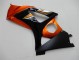 Carénage Suzuki GSXR 1000 K7 2007-2008 - Orange Noir Carénage Suzuki GSXR 1000 K7 2007-2008 - Orange Noir