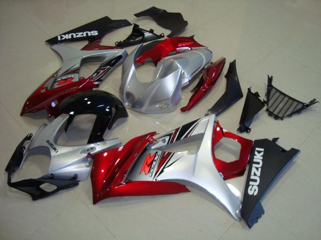 Carénage Suzuki GSXR 1000 K7 2007-2008 - Rouge Noir Argent Carénage Suzuki GSXR 1000 K7 2007-2008 - Rouge Noir Argent