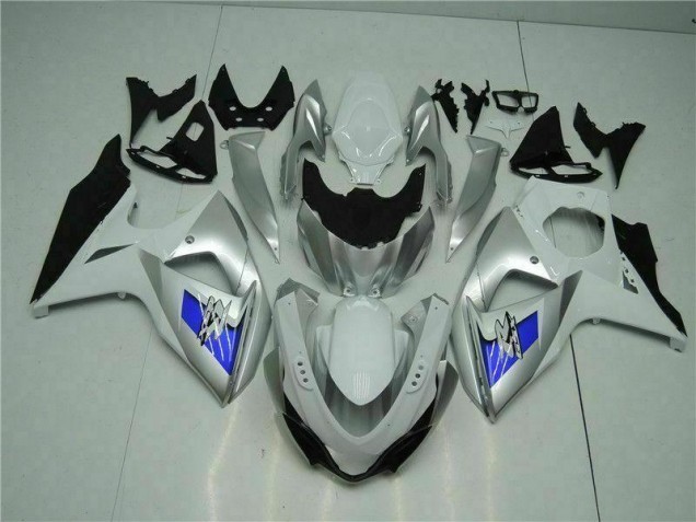 Carénage Suzuki GSXR 1000 K9 2009-2016 - Argent Blanc Carénage Suzuki GSXR 1000 K9 2009-2016 - Argent Blanc