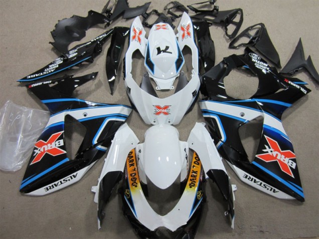 Carénage Suzuki GSXR 1000 K9 2009-2016 - Blanc Bleu Brux Dark Dog Carénage Suzuki GSXR 1000 K9 2009-2016 - Blanc Bleu Brux Dark Dog