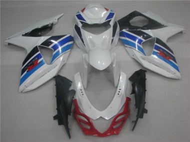 Carénage Suzuki GSXR 1000 K9 2009-2016 - Blanc Bleu