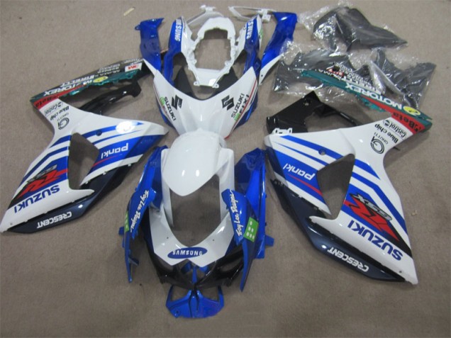 Carénage Suzuki GSXR 1000 K9 2009-2016 - Blanc Bleu Samsung Carénage Suzuki GSXR 1000 K9 2009-2016 - Blanc Bleu Samsung
