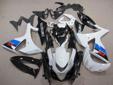 Carénage Suzuki GSXR 1000 K9 2009-2016 - Blanc Noir