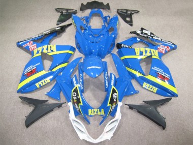 Carénage Suzuki GSXR 1000 K9 2009-2016 - Bleu Rizla Q8 Oils