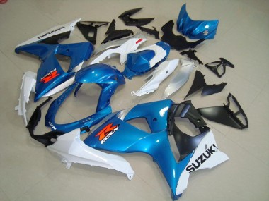 Carénage Suzuki GSXR 1000 K9 2009-2016 - Bleu et Blanc Style OEM