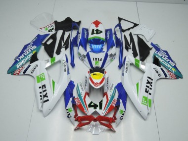 Carénage Suzuki GSXR 1000 K9 2009-2016 - Fixi Light Bleu