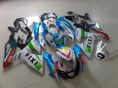 Carénage Suzuki GSXR 1000 K9 2009-2016 - Light Bleu Fixi