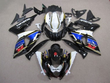 Carénage Suzuki GSXR 1000 K9 2009-2016 - Noir Bleu Blanc Dark Dog